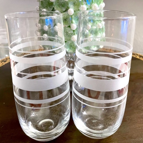 COPY B - Kate Spade Set of 2 Stemless Flutes Hampton Street Champagne Glasses - Picture 3 of 5